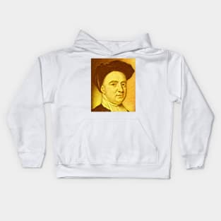 George Berkeley Golden Portrait | George Berkeley Artwork 8 Kids Hoodie